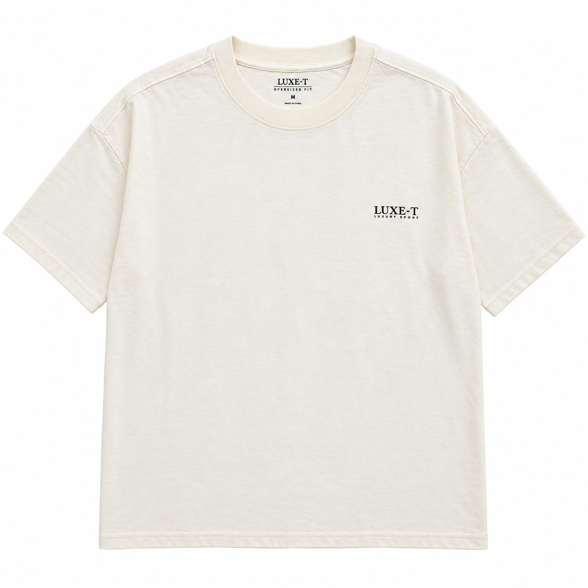 LUXE GRAPHIC T-SHIRT CREAM - YT-G1