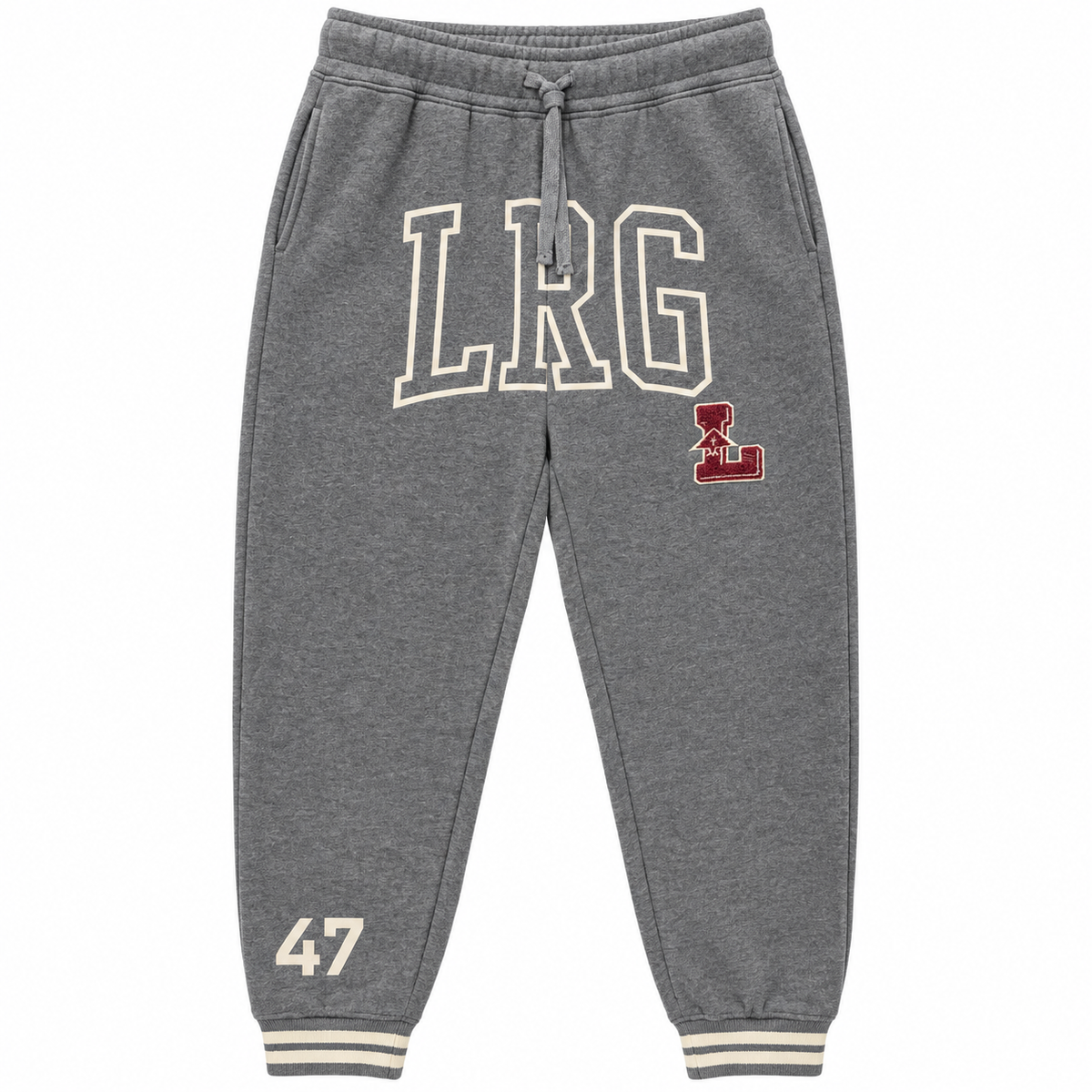 LRG GRAPHIC FLEECE JOGGER PANTS ASPHALT - L3WBMBJXX