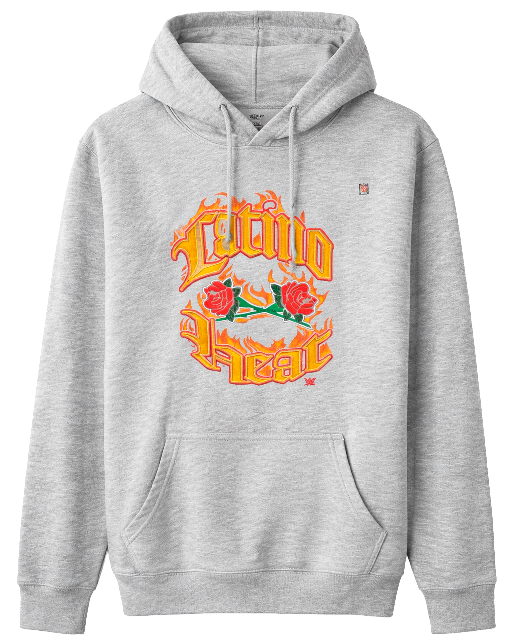 LICENSED WWE LATINO HEAT EDDIE GUERRERO HOODIE ATHLETIC HTR - WXAH5430RC