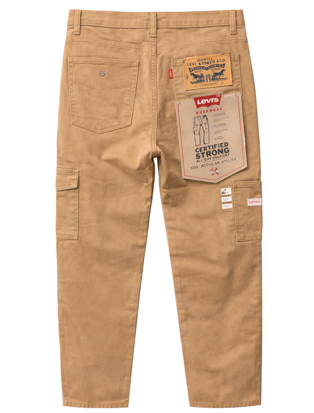 LEVIS UTILITY WORKWEAR PANTS KHAKI - 34233-004