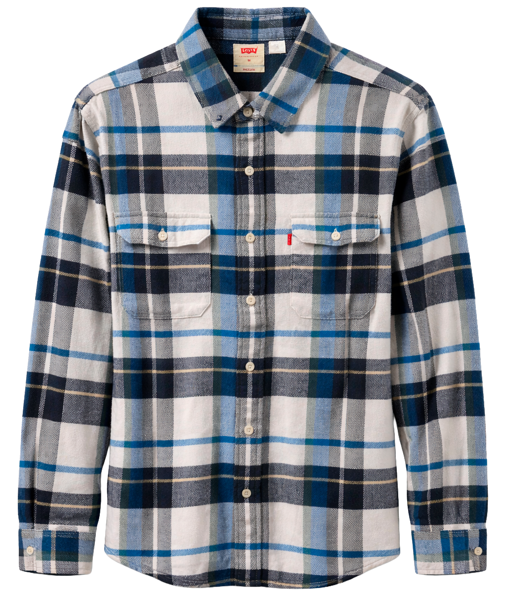LEVIS ASSORTED FLANNEL B/D SHIRTS ASST - LVSFL26