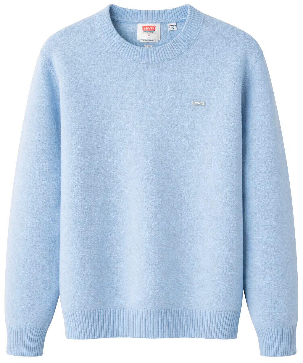 LEVIS KNIT CREWNECK SWEATER SKY BLUE - A7207-0005
