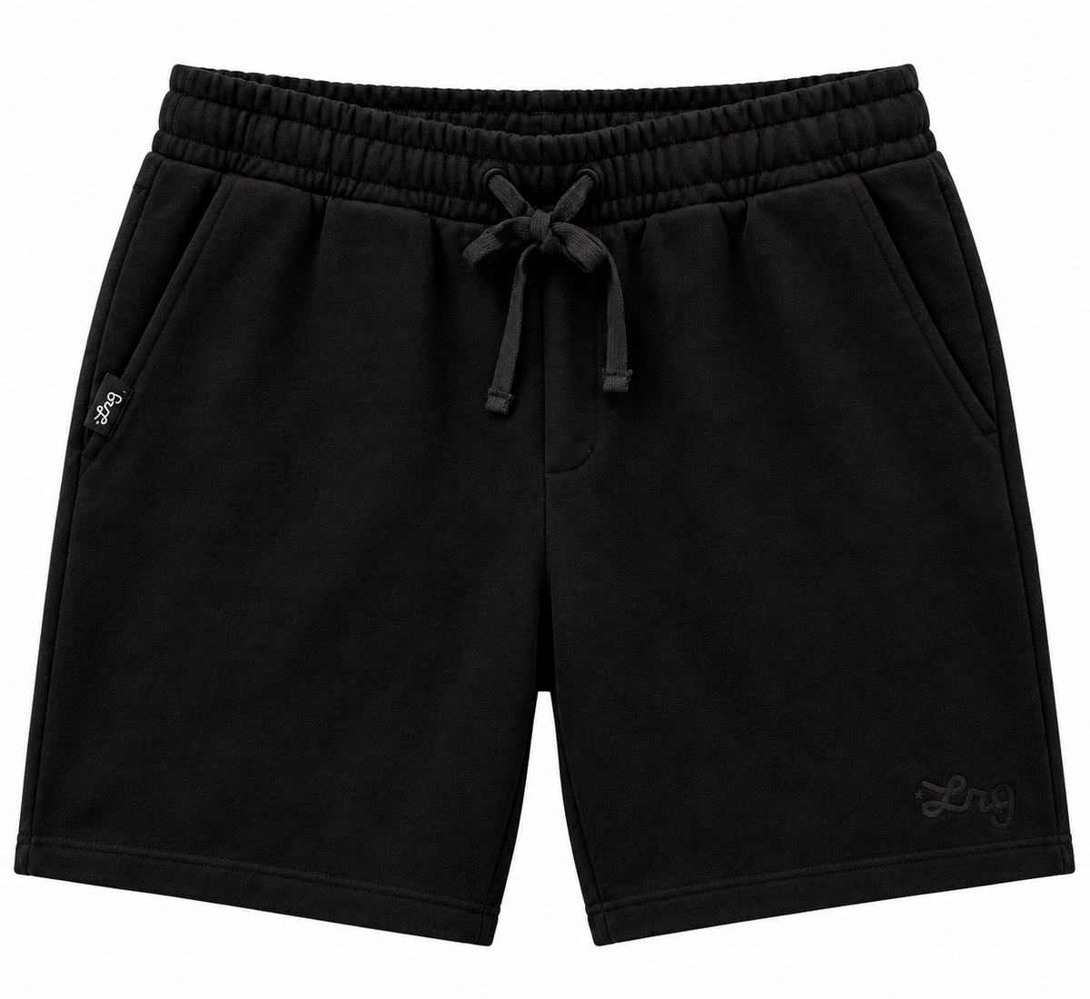 LRG GRAPHIC FLEECE SWEATSHORTS BLACK/BLACK - L43MMBSXX