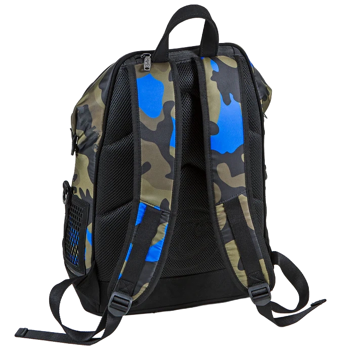 COOKIES SATIN SMELL PROOF BACKPACK NAVY CAMO - LUXE