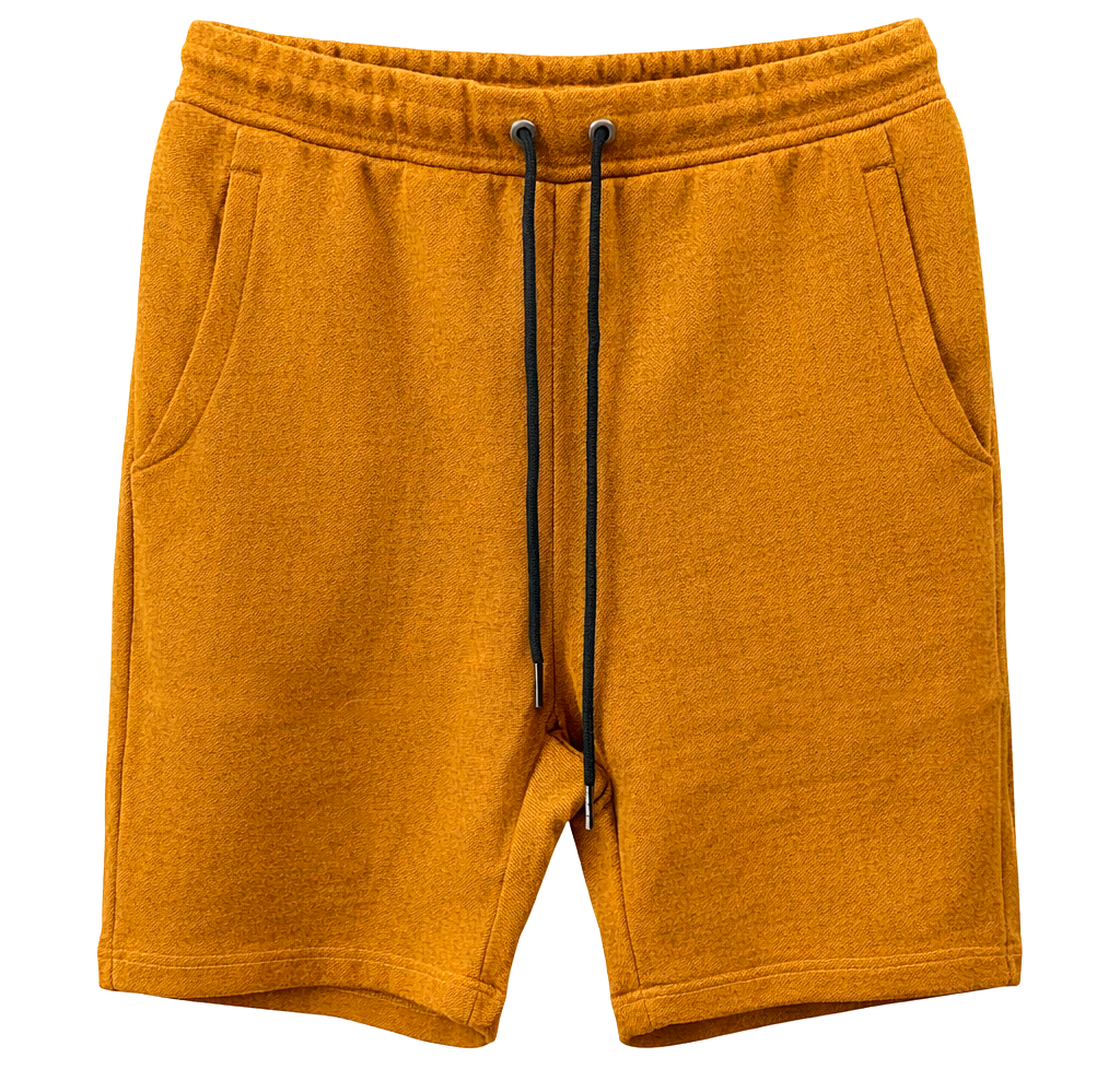 J COME SWEAT SHORTS OCHRE - FS-4002