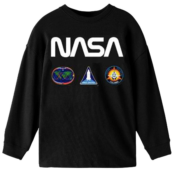 NASA LONG SLEEVE BLACK - LS7F8XBUZ
