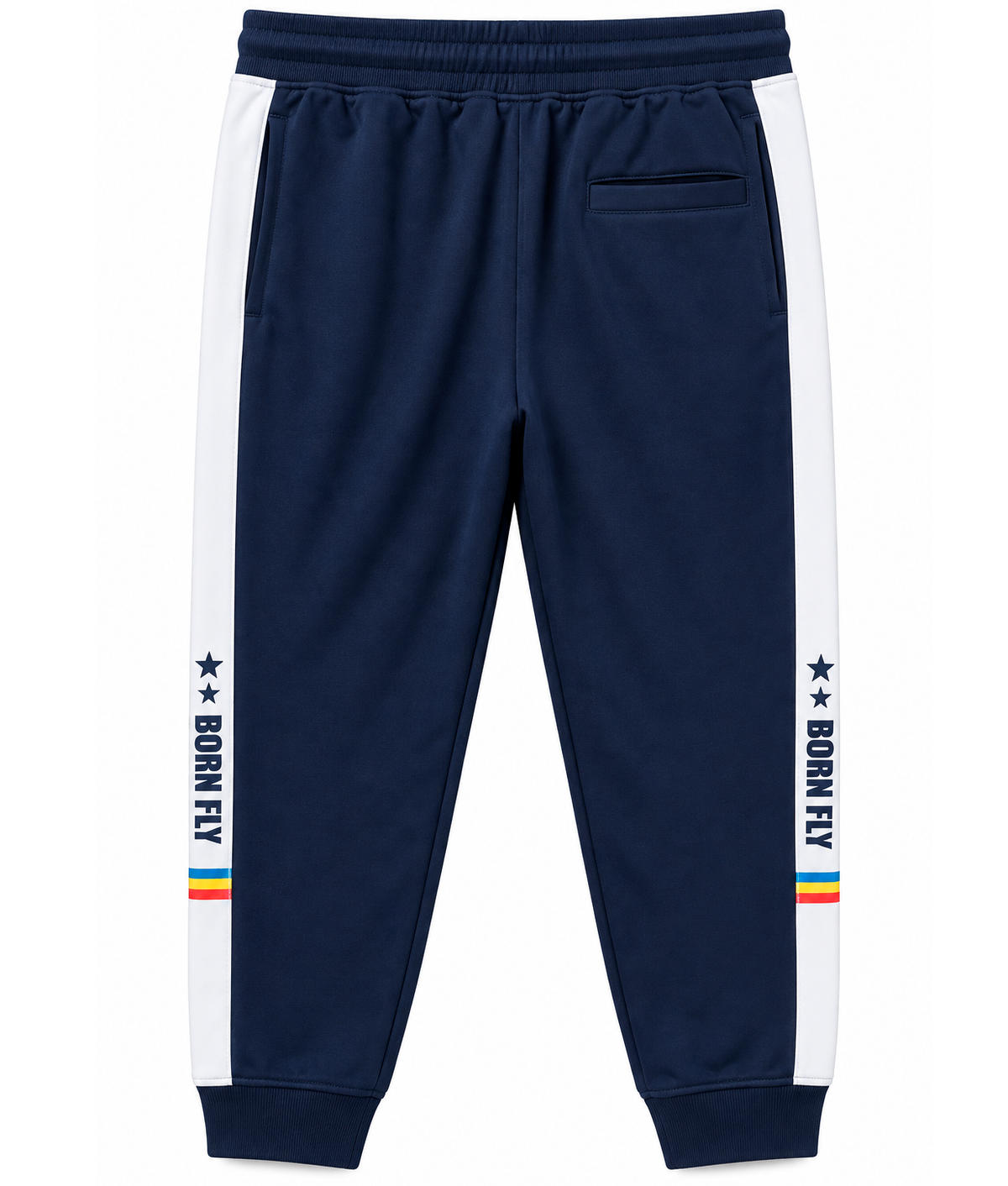 BORN FLY GRAPHIC JOGGER PANTS NAVY - B07B2630