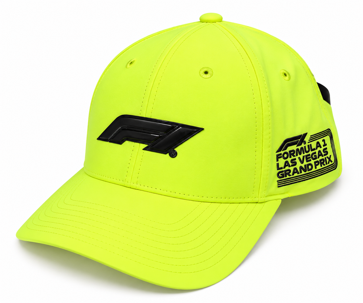 FORMULA 1 LAS VEGAS SNAPBACK HAT NEON YELLOW - LVGP23213