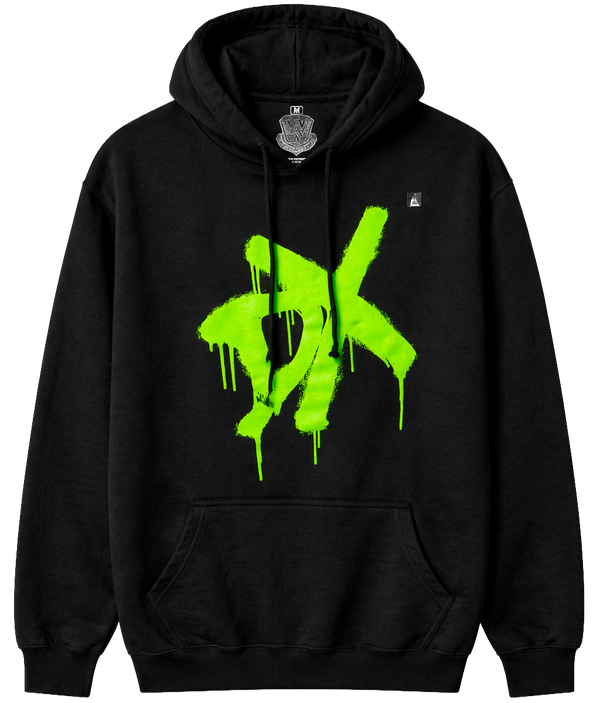 LICENSED WWE D-GENERATION X HOODIE BLACK - WXAH4703RC