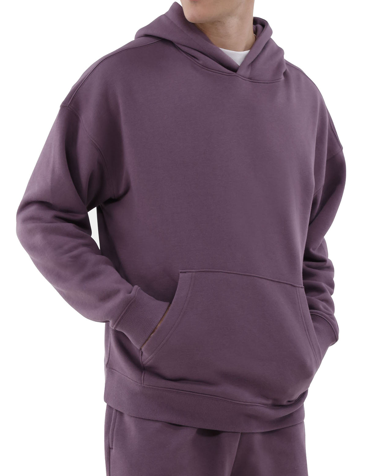 NO BOUNDARIES HOODIE DUSTY GRAPE - NB35100140828B