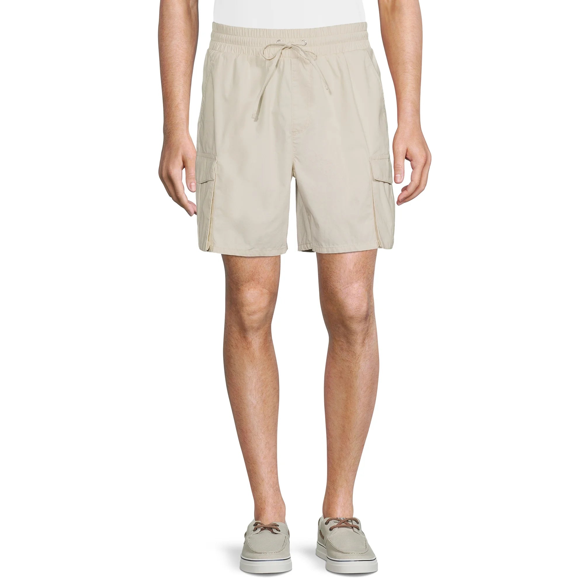 NO BOUNDARIES UTILITY CARGO SHORTS BEIGE - NB14100096567B