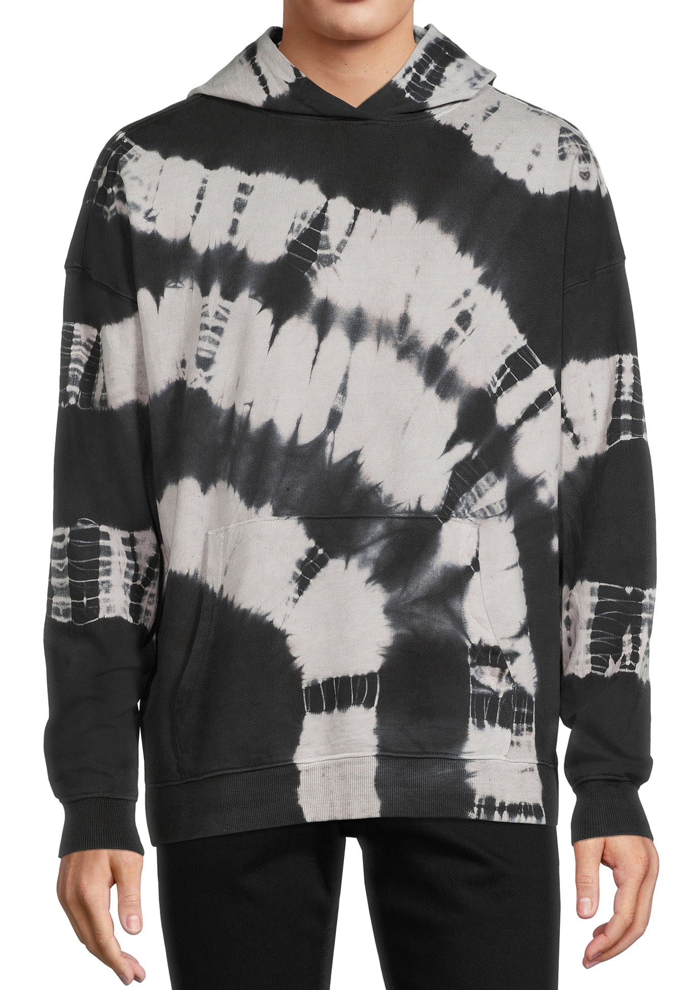 NO BOUNDARIES HOODIE BLACK SOOT TIE DYE - NB32100021537EB