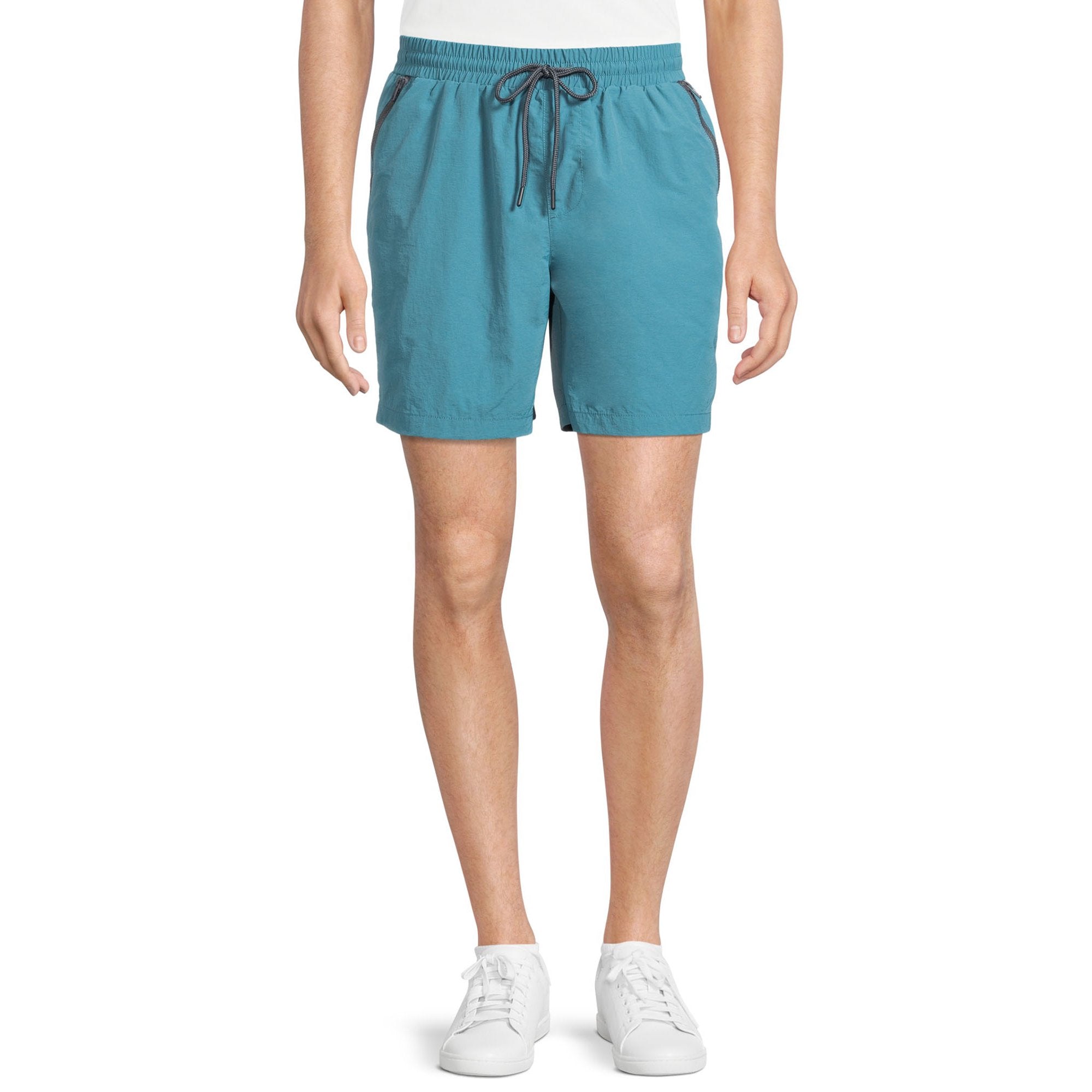 NO BOUNDARIES NYLON SWIM SHORTS BLUE - NB13100074291