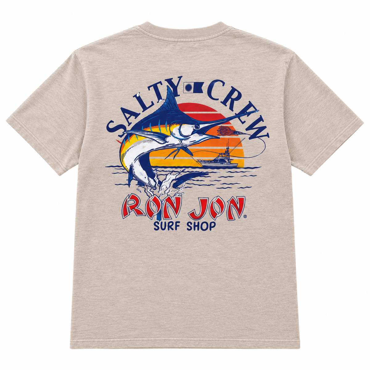 SALTY CREW GRAPHIC T-SHIRT BONE - 25035012R
