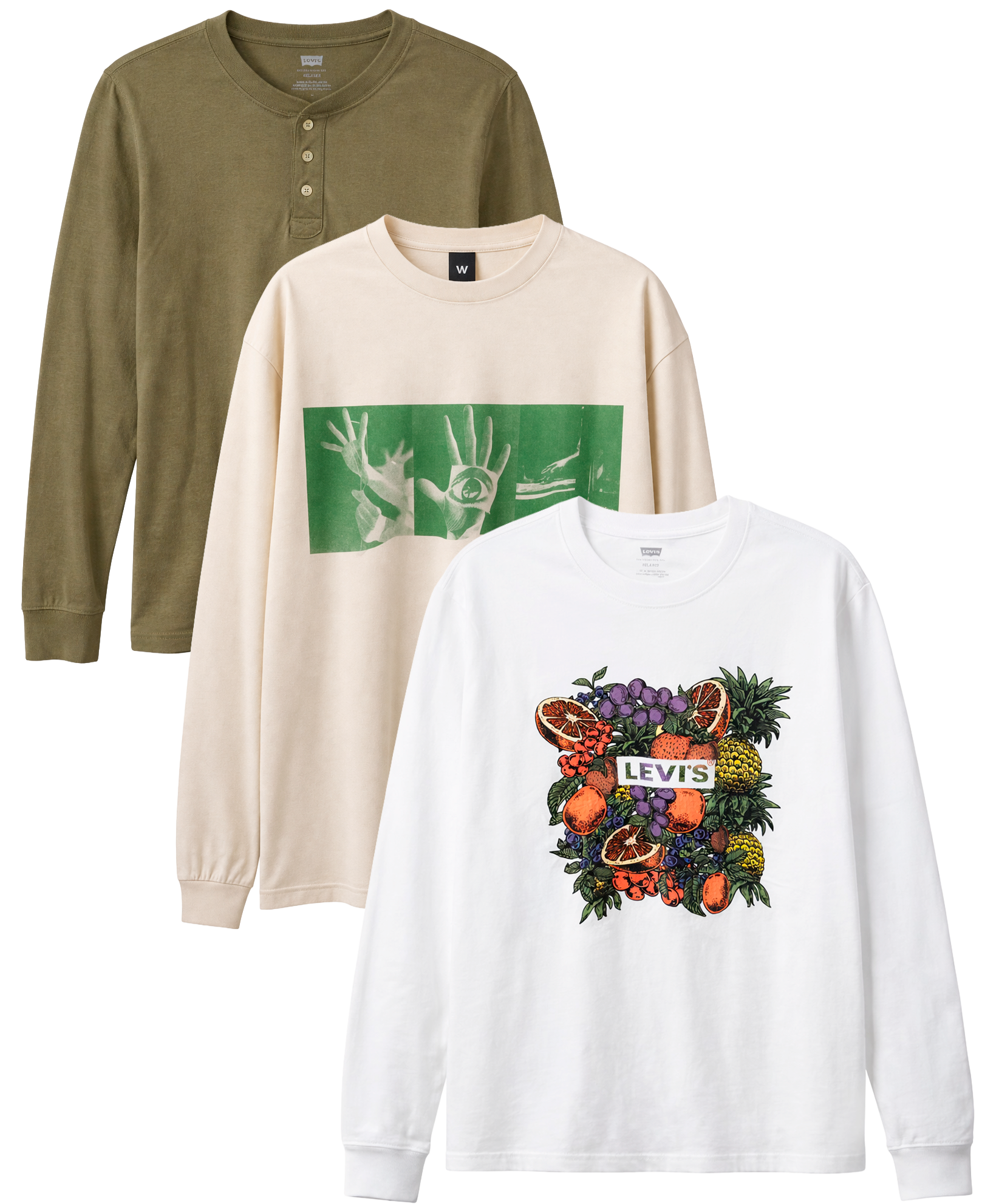 LEVIS ASSORTED LONG SLEEVE SHIRTS ASST - LVSLSTE26