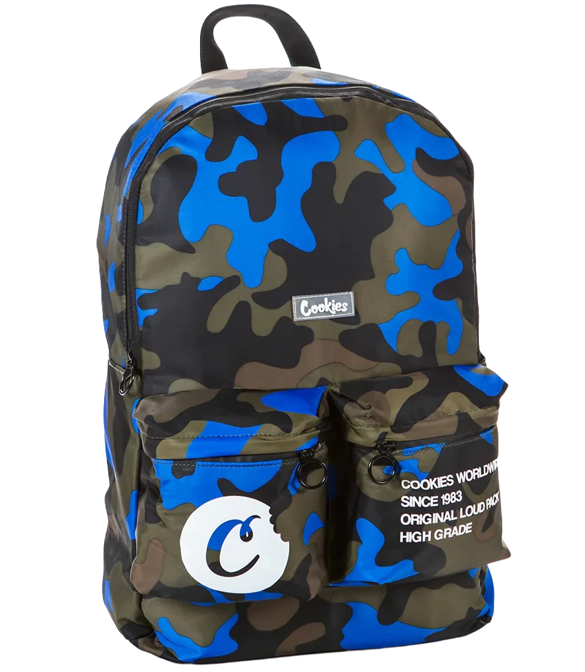 COOKIES SMELL PROOF BACKPACK NAVY CAMO - ORION
