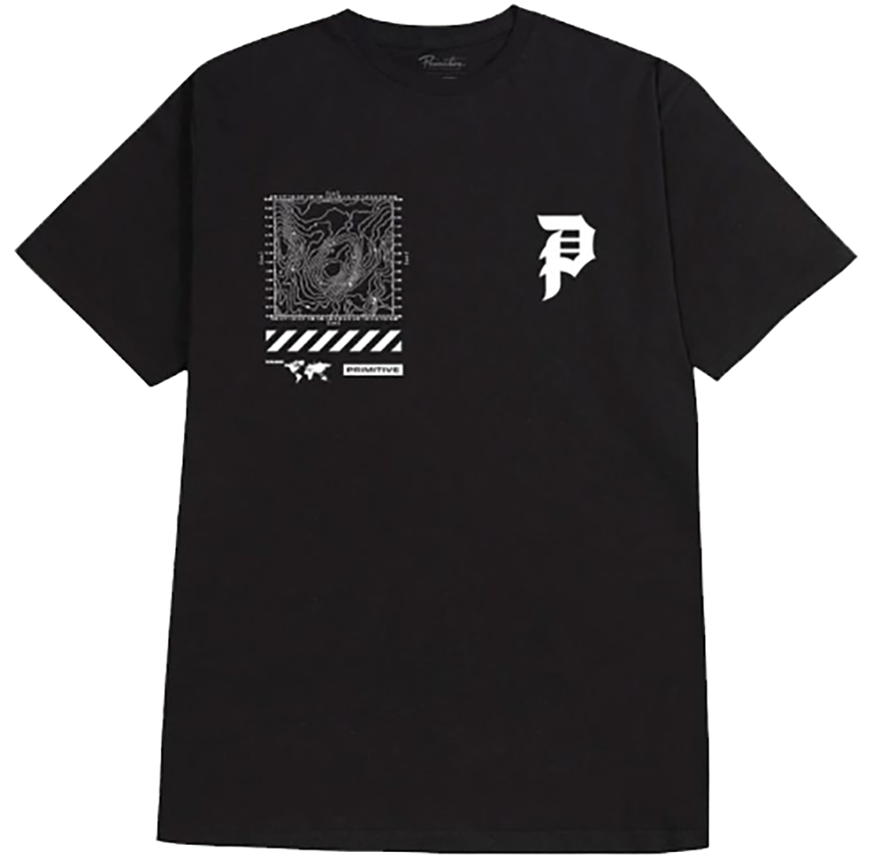 PRIMITIVE X CALL OF DUTY MAPPING DIRTY P T-SHIRT - PAPSU2307