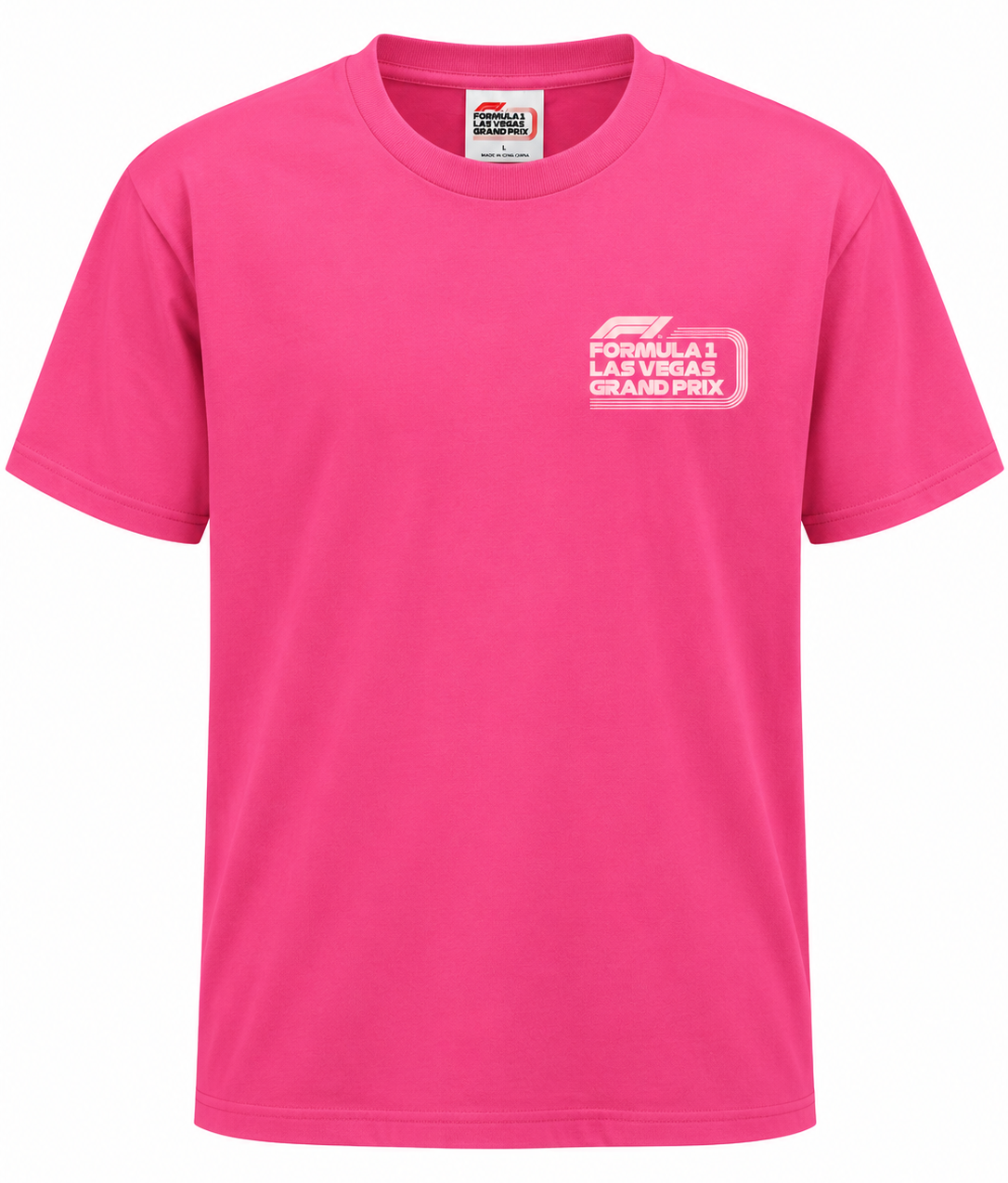 FORMULA 1 LAS VEGAS  T-SHIRT PINK - LVGP2025TTTP