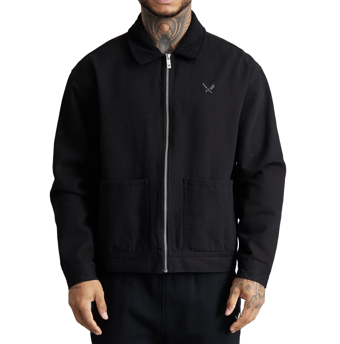 DISTORTED PEOPLE ATHLETIQUE JACKET BLACK - 4507