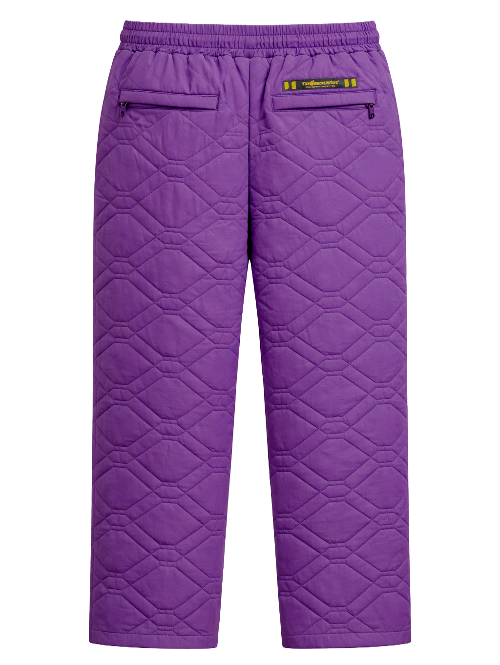 THE HUNDREDS NYLON QUILTED SWEATPANTS PURPLE - T24W104012