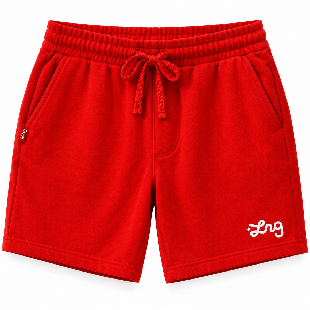 LRG GRAPHIC FLEECE SWEATSHORTS RED - L43MMBSXX