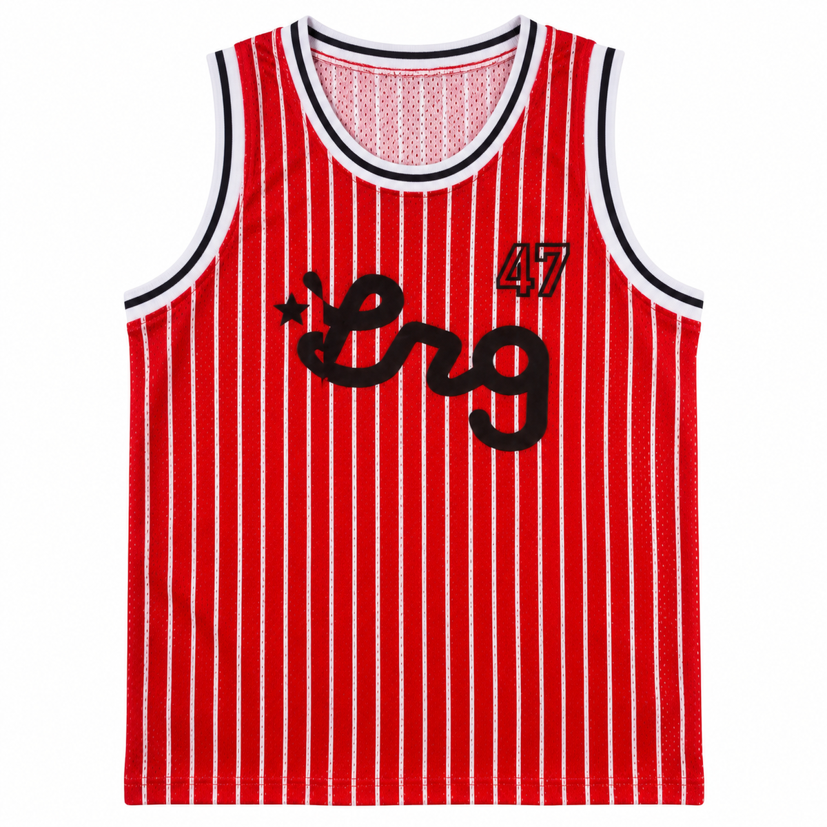 LRG GRAPHIC BASKETBALL JERSEY RED - L3XPMSCXV