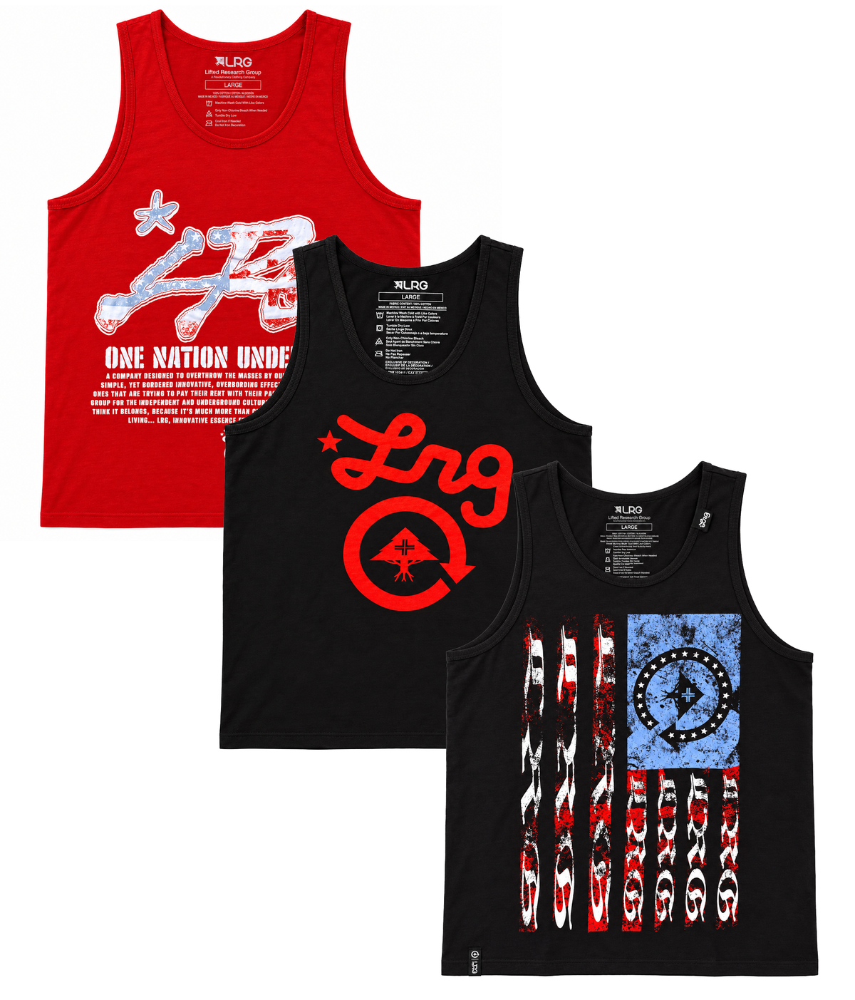 LRG ASSORTED GRAPHIC TANK TOPS ASST - LRGTNKA