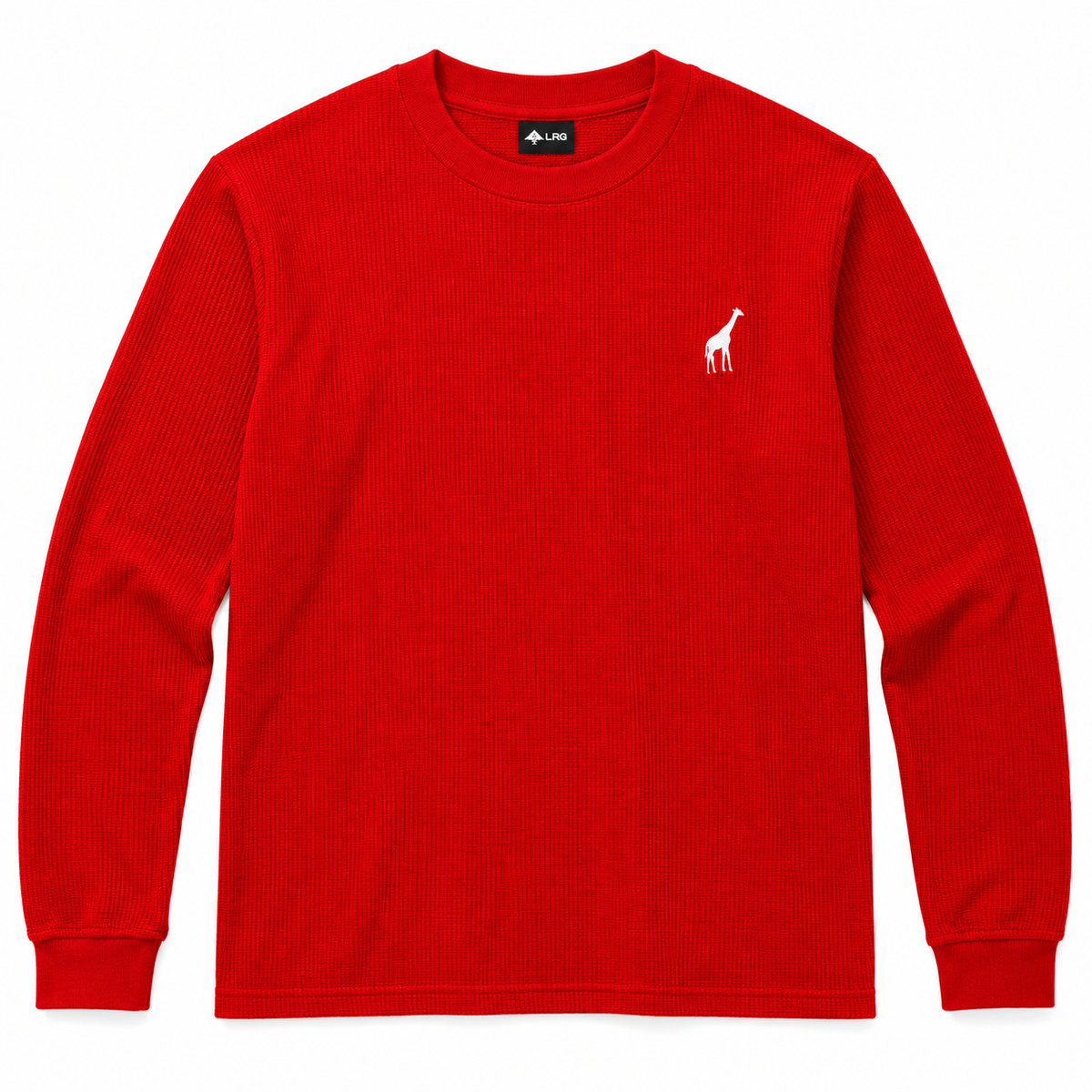 LRG LOGO THERMAL L/S SHIRT RED - L1XQMLCXV