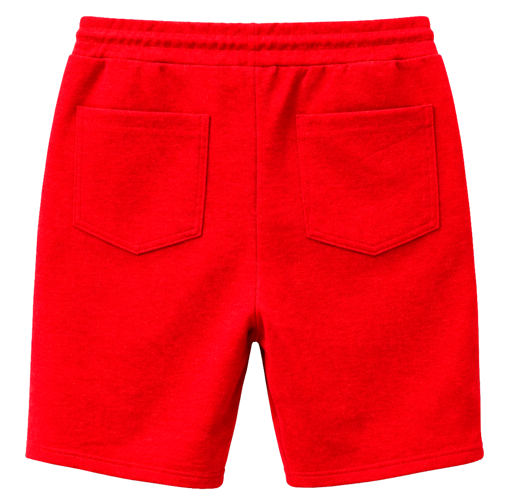 J COME SWEAT SHORTS RED - FS-4002