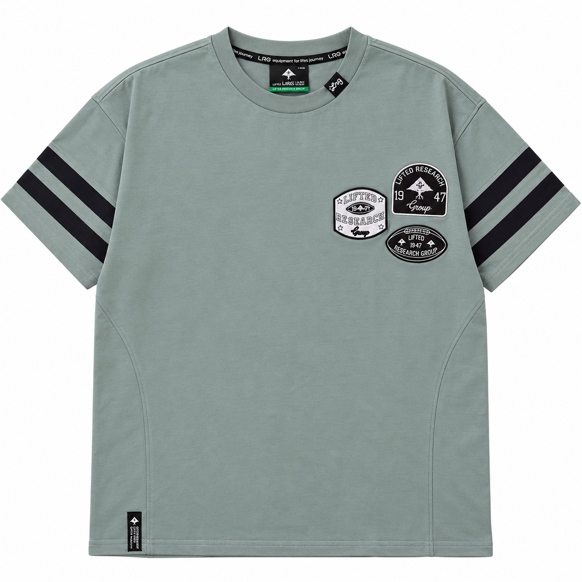 LRG GRAPHIC T-SHIRT SAGE GREEN - L4BJMSCBUR