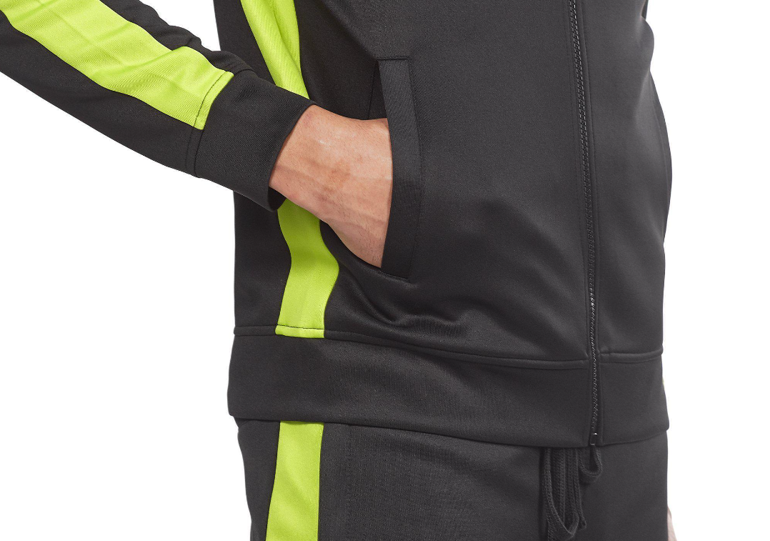 REBEL MINDS TRACK JACKET BLACK/LIME- 100-501