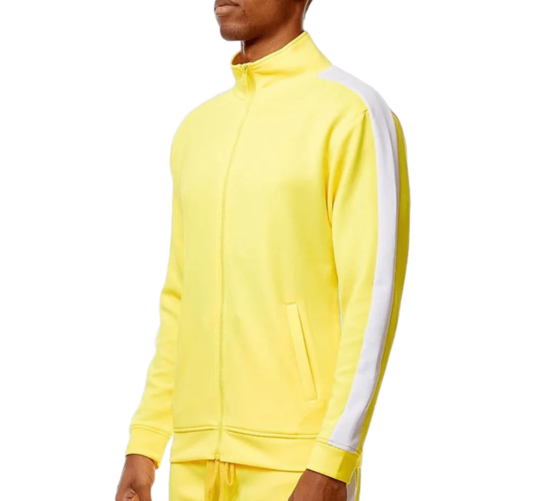 REBEL MINDS TRACK JACKET NEON YELLOW - 100-501