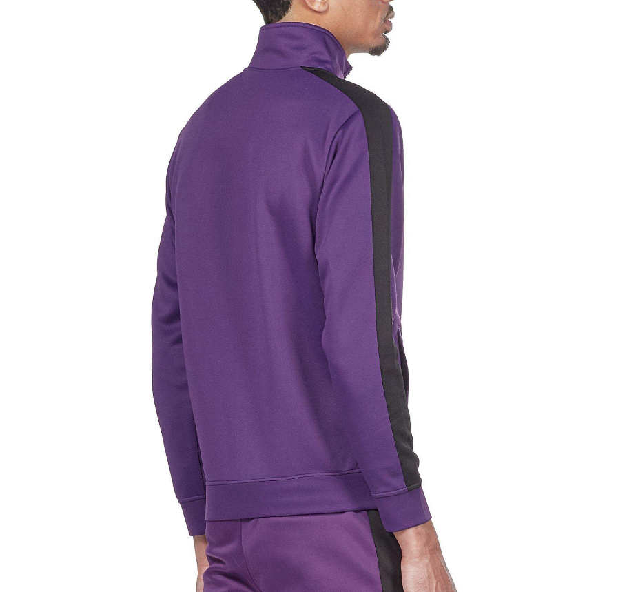 REBEL MINDS TRACK JACKET PURPLE/BLACK - 100-502