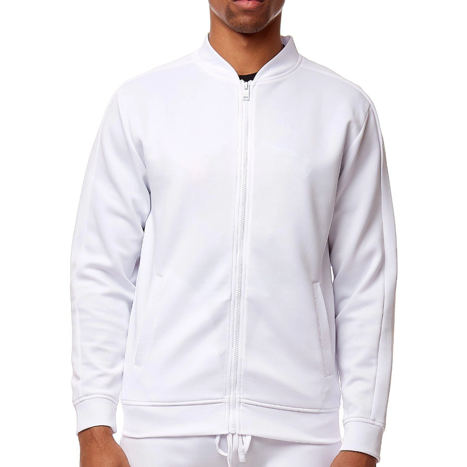 REBEL MINDS TRACK JACKET WHITE - 100-500