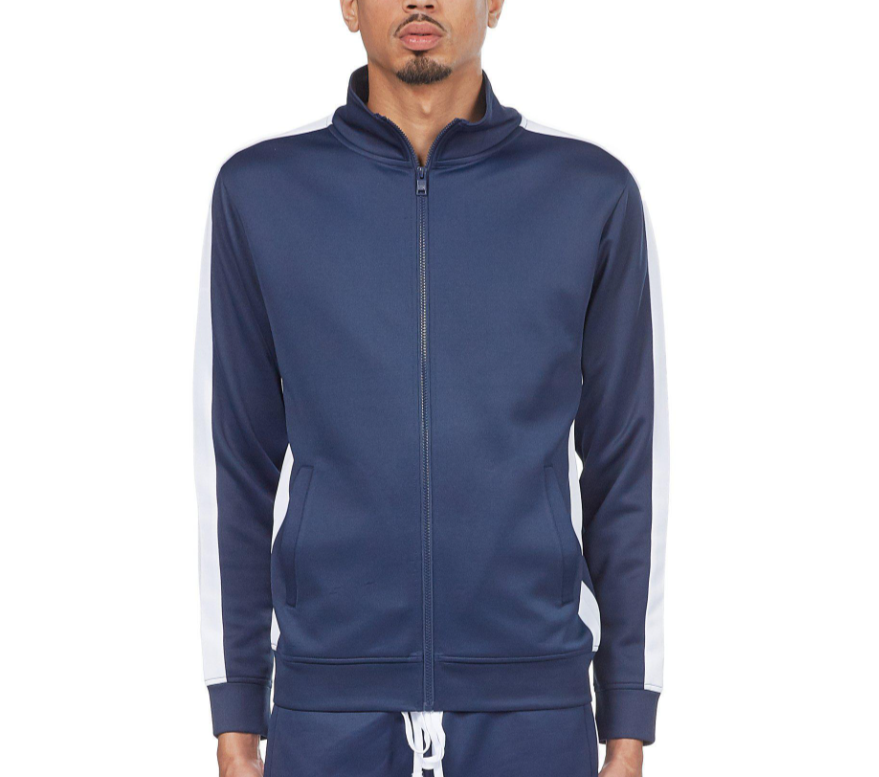 REBEL MINDS TRACK JACKET NAVY/WHITE - 100-501