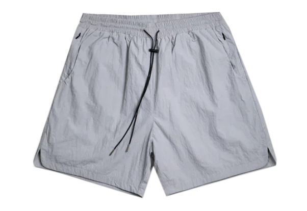 RICHIE LE NYLON DAY SHORTS LIGHT STEEL - RLC23-058