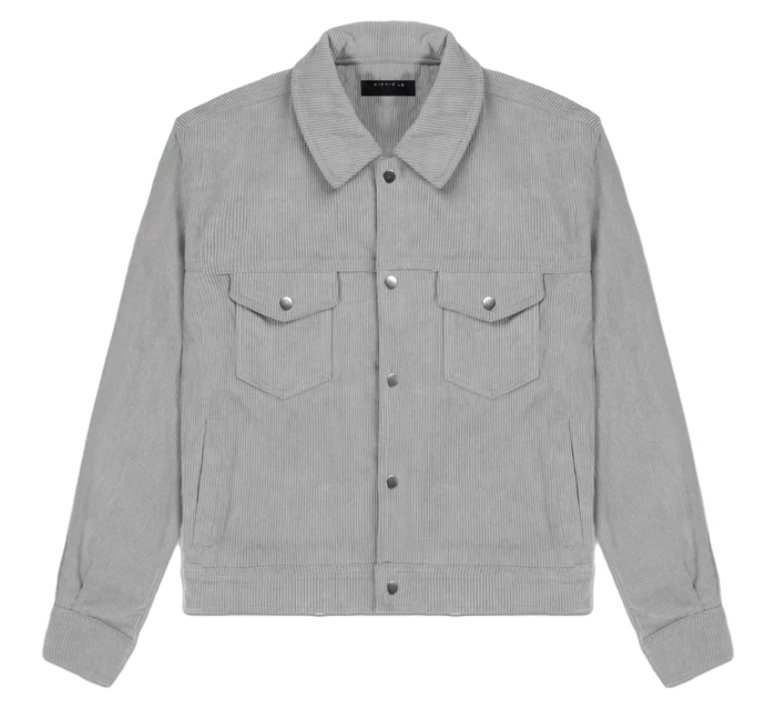 RICHIE LE CORDUROY JACKET GREY - RLC-J003