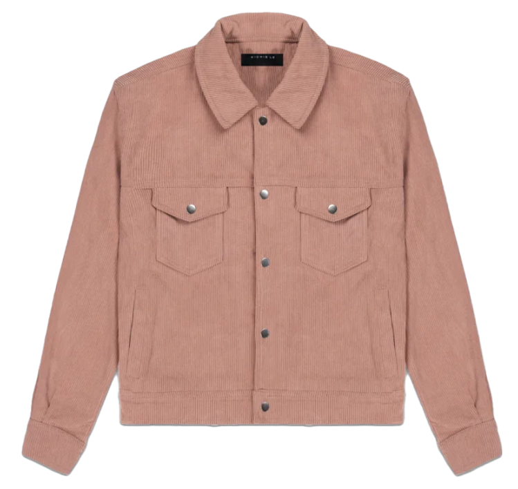 RICHIE LE CORDUROY JACKET SALMON - RLC-J003