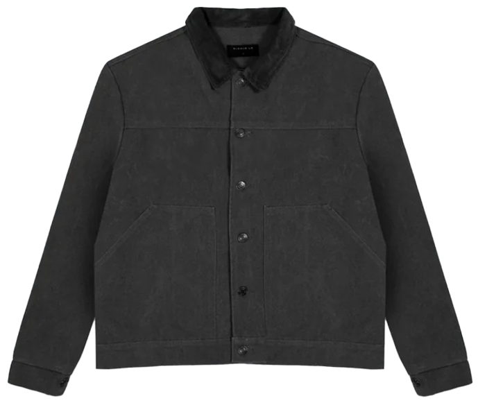 RICHIE LE TRUCKER JACKET BLACK - RLCFW23-010