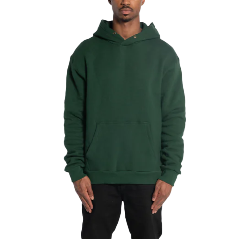 RICHIE LE DAILY HOODIE EMERALD GREEN - RLC-209