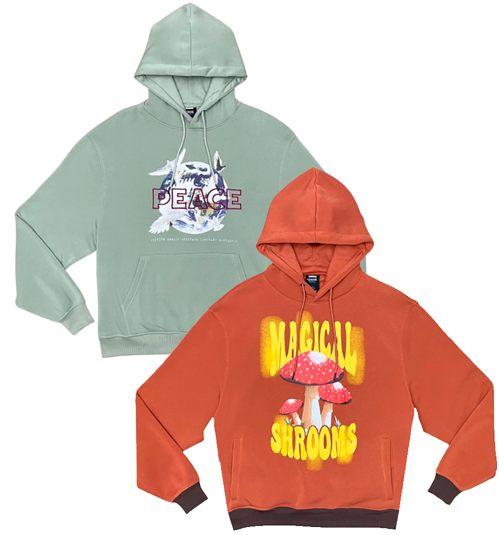 GENUINE ASSORTED GRAPHIC HOODIE ASST - GNHD05