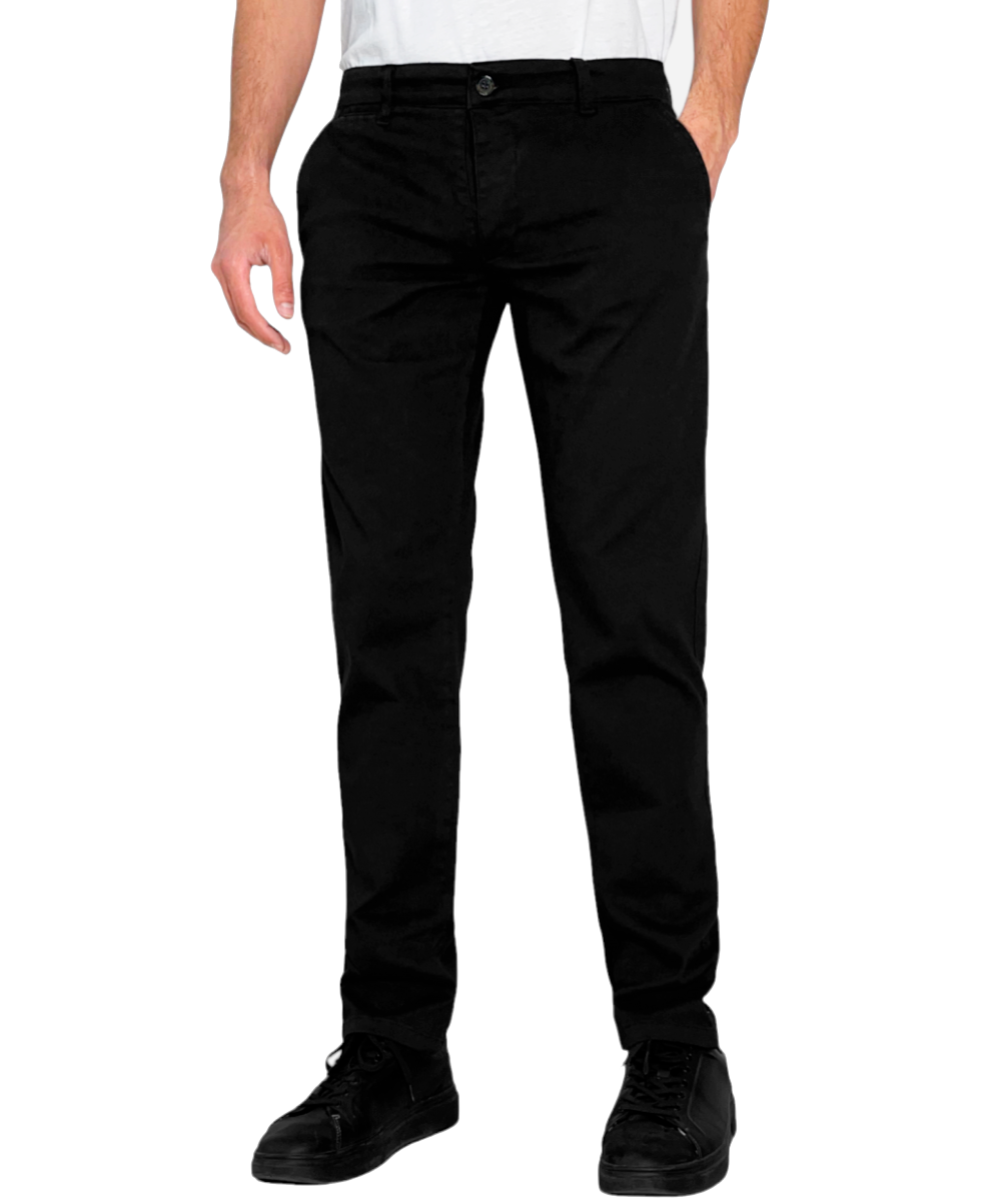 ELWOOD CHINO PANTS BLACK - EM1-044-TPR