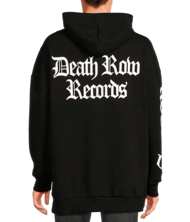 DEATH ROW RECORDS SNOOP HOODIE BLACK - 4DR10116