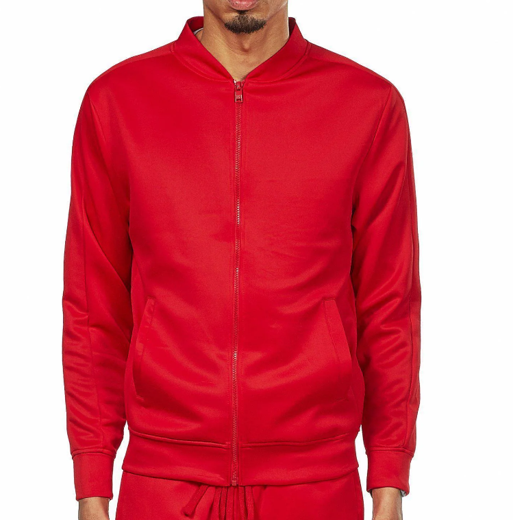 REBEL MINDS TRACK JACKET RED - 100-500