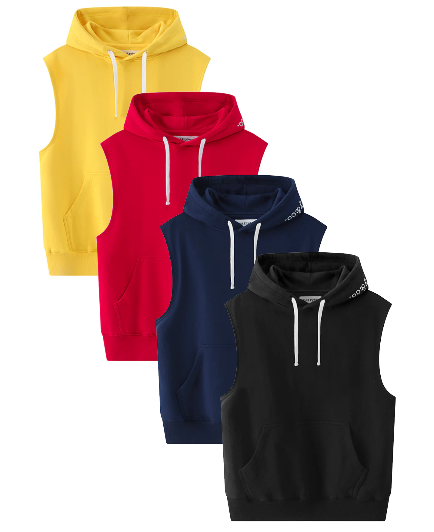 MCNAIRY & CO ASSORTED TANK TOP PULLOVER - MUSCLE HOODIE