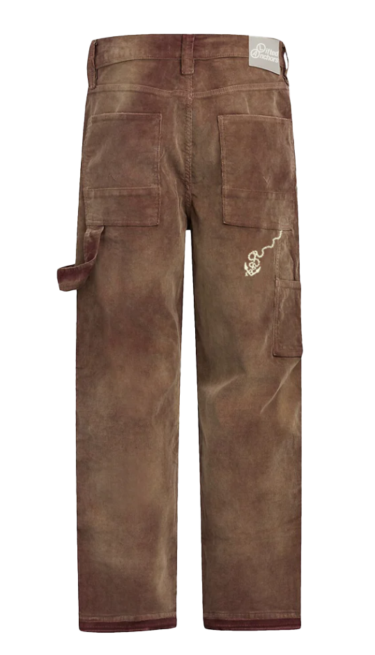 LIFTED ANCHOR LAYERED CARPENTER JEANS CAMEL - LAHL23-32