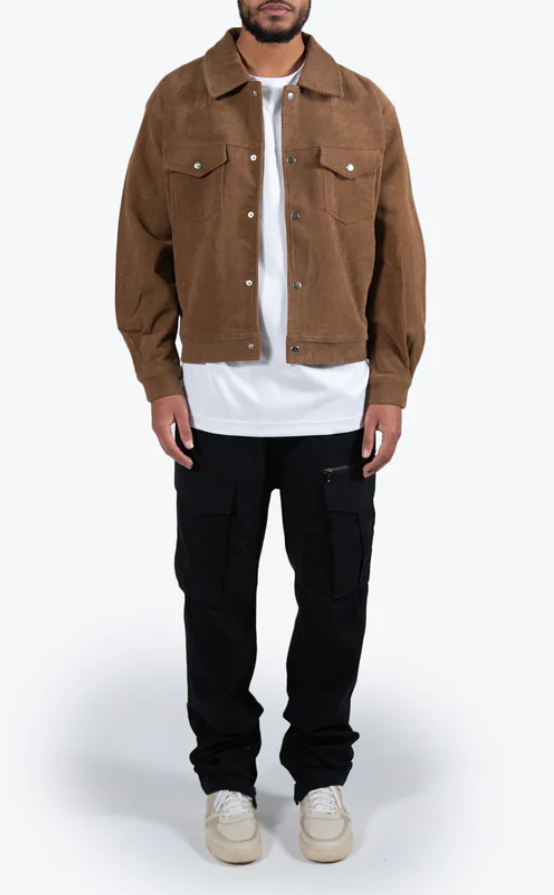 RICHIE LE CORDUROY JACKET BROWN - RLC-J003