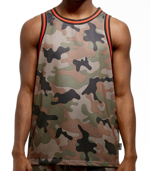 REBEL MINDS BASKETBALL JERSEY WOODLAND - 100-121T