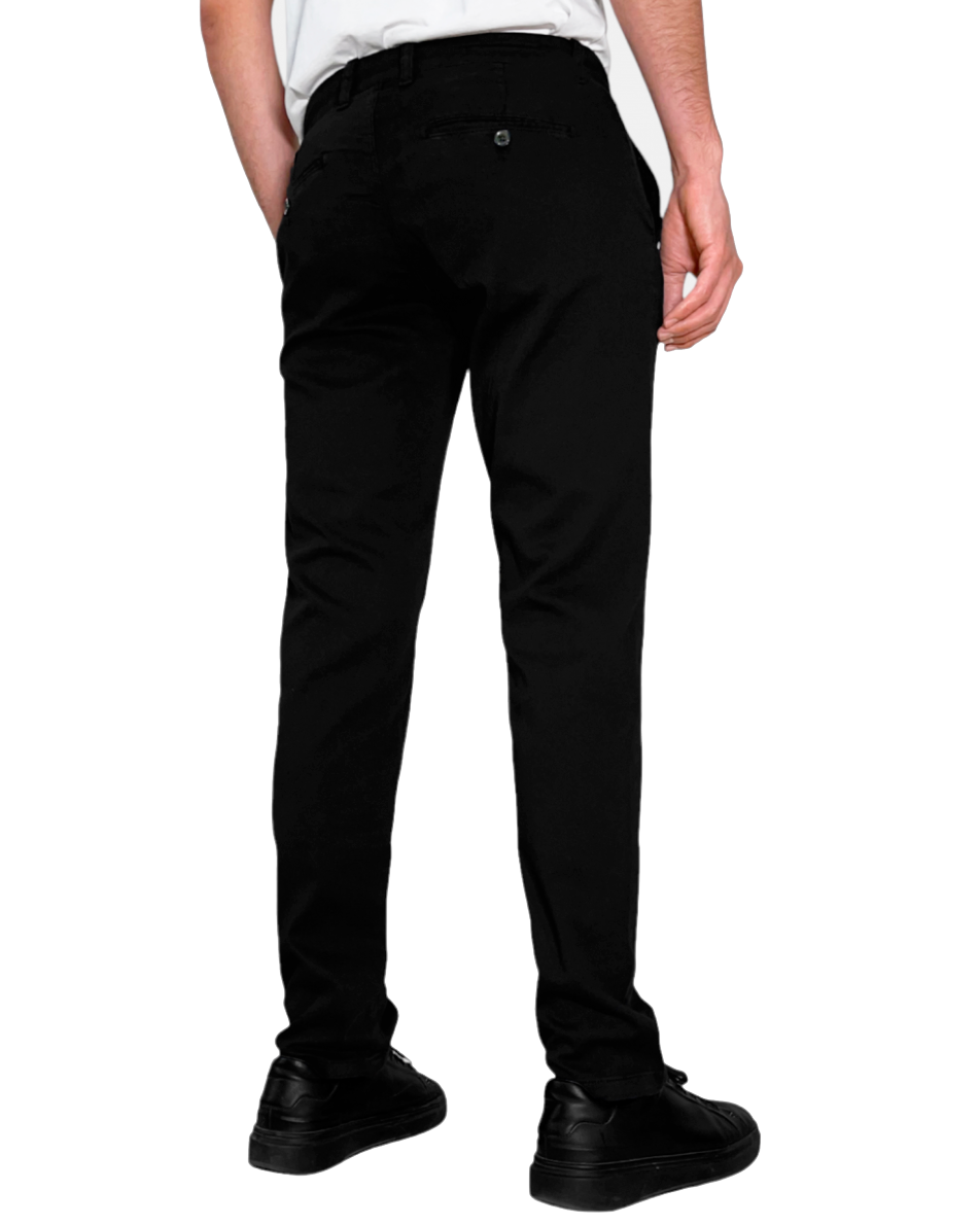 ELWOOD CHINO PANTS BLACK - EM1-044-TPR