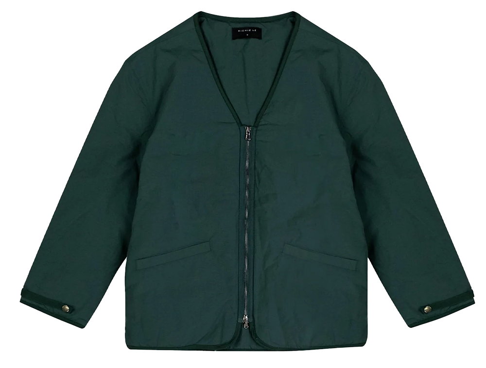 RICHIE LE 1/2 ZIP JACKET JADE - RLCFW23-017